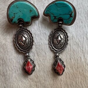 Clyde Aguilar Turquoise Fetish Earring